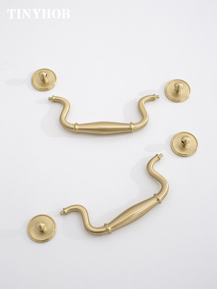 Luxe vintage messing grepen me - Furniture Hardware Drop Pulls recensie en prijs