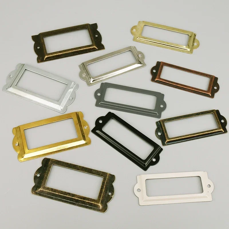 20 stuks antieke metalen naamp - Furniture Hardware Names recensie en prijs